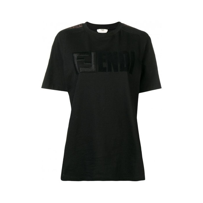 フェンディFENDI LADY T-SHIRT レディTシャツ FS7088 A5HQ F0GME BLACK