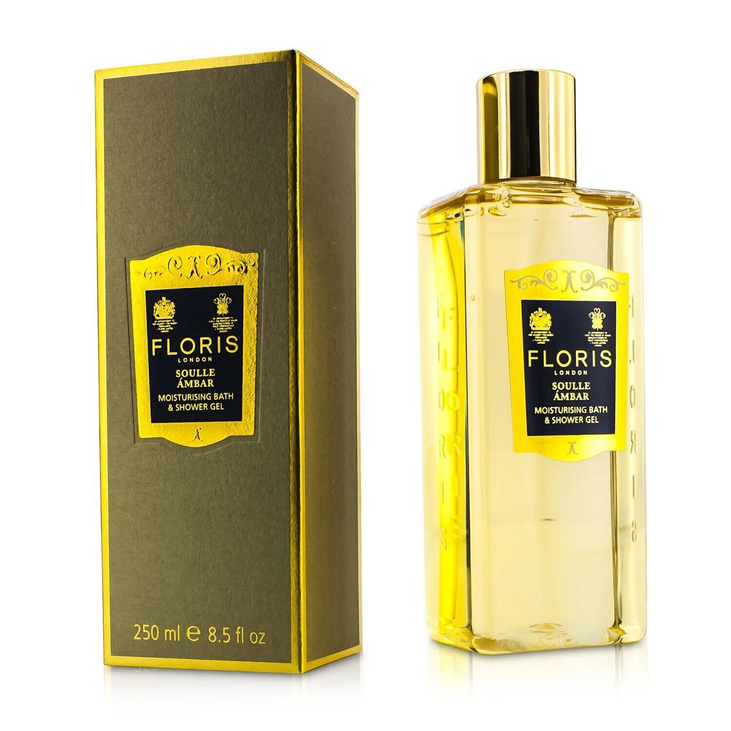 FLORIS  フローリス Soulle Ambar Moisturising Bath & Shower Gel ソルアンバー モイスチャライジング バス&シャワージェル 886266482107