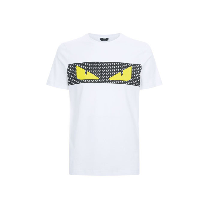 フェンディ FENDI MEN T-SHIRTメンズ Tシャツ FAF511 A2UZ F0ZNM White