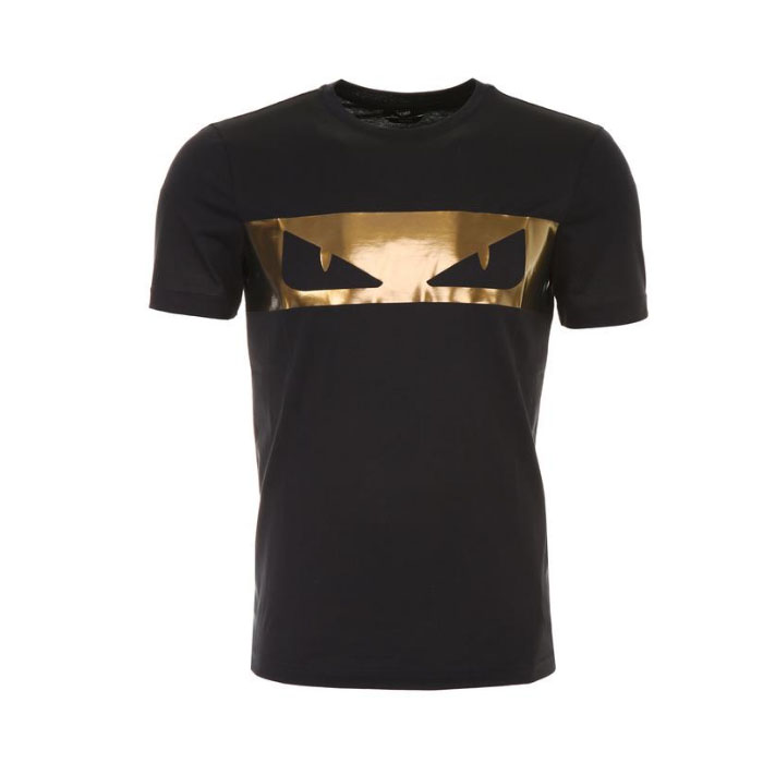 フェンディFENDI MEN T-SHIRT  メンズ Tシャツ FAF511 A2V0 F0GME BLACK