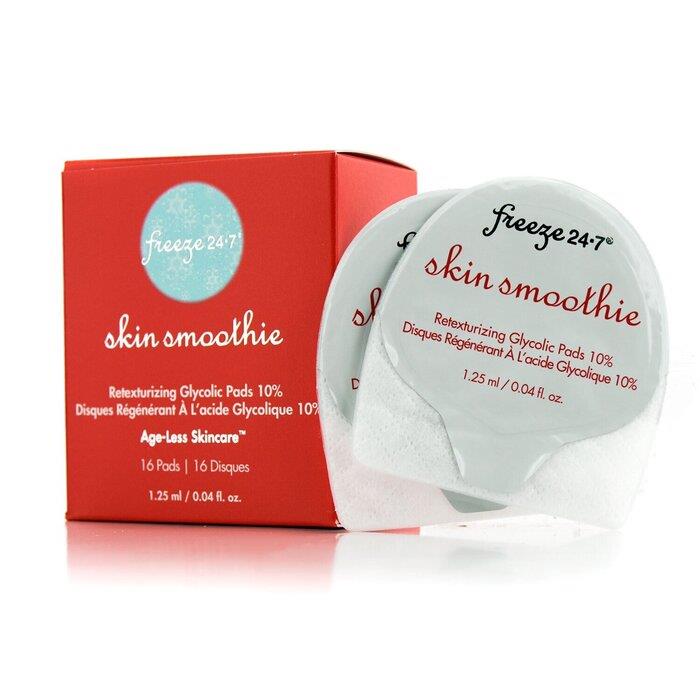 Freeze 24.7 フリーズ 24.7 Skin Smoothie Retexturizing Glycolic Pads 10% スキンスムージー りテクスチャライジング グリコリックパッド 10% 879173003657