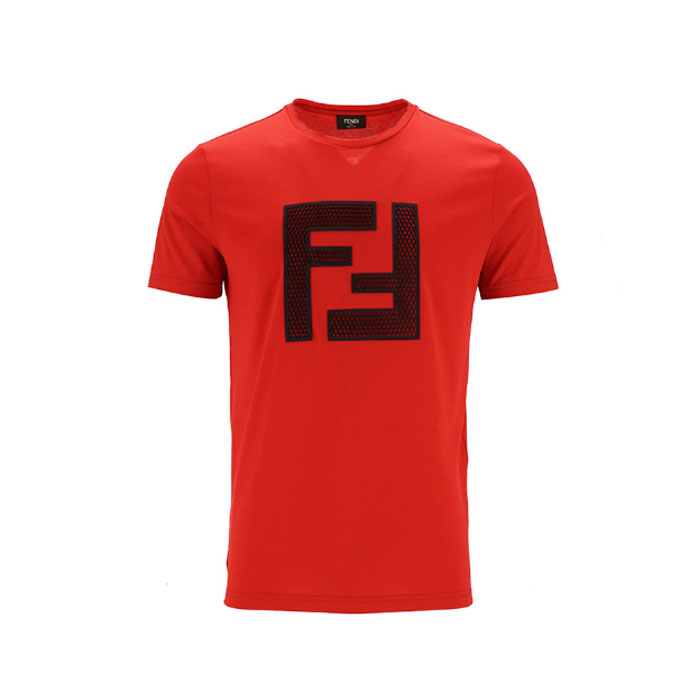 フェンディFENDI MEN T-SHIRT  メンズ TシャツS FAF532 A78M F0BVE RED