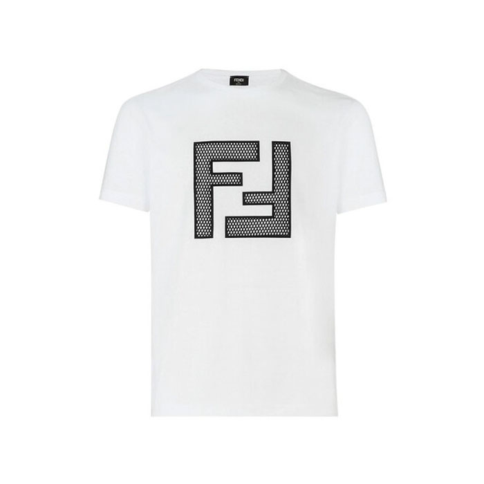 フェンディFENDI MEN T-SHIRT メンズTシャツS FAF532 A78M F0ZNM WHITE