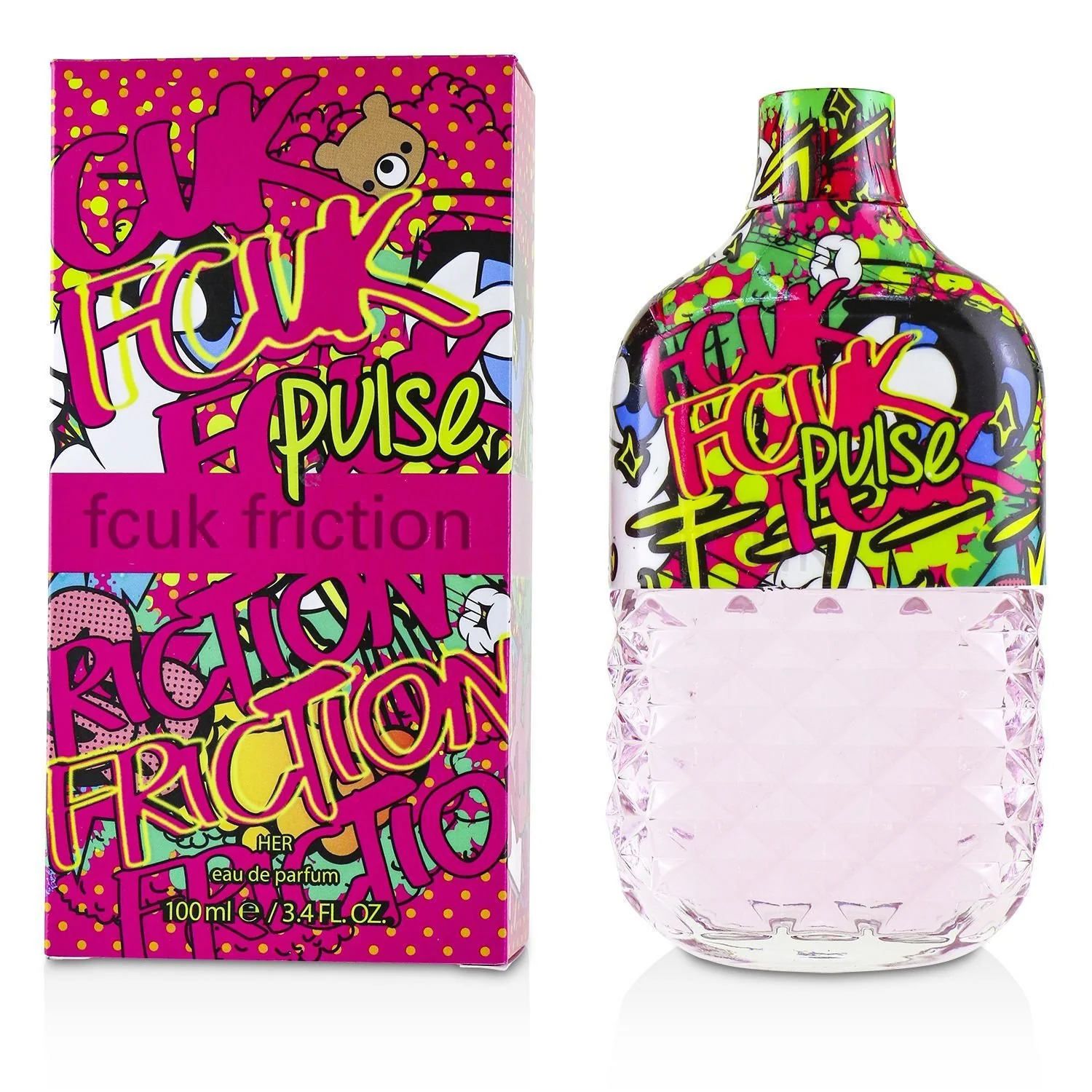 French Connection UK フレンチコネクション Fcuk Friction Pulse For Her Eau De Parfum Spray  Fcuk フリクション パルス フォーハー EDP SP  870283007245