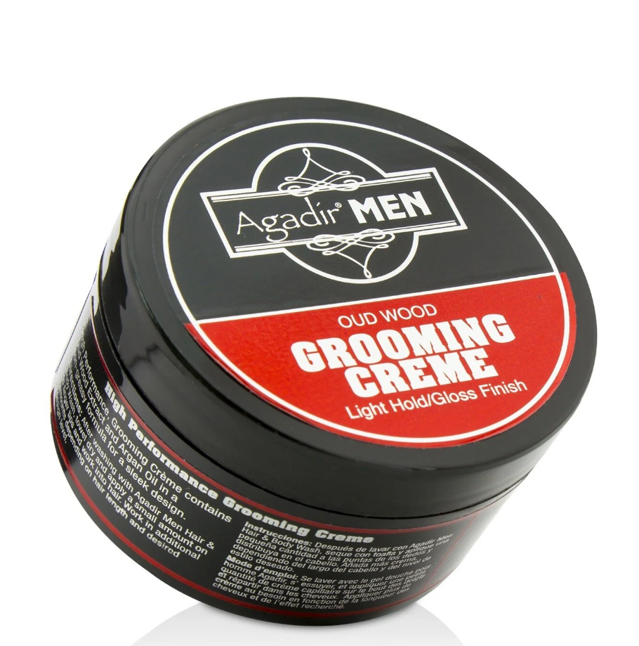 Agadir Argan Oil Agadir Men Oud Wood Grooming Cream (Light Hold/Gloss Finish)アガディール メン ウードウッド グルーミングクリーム85G