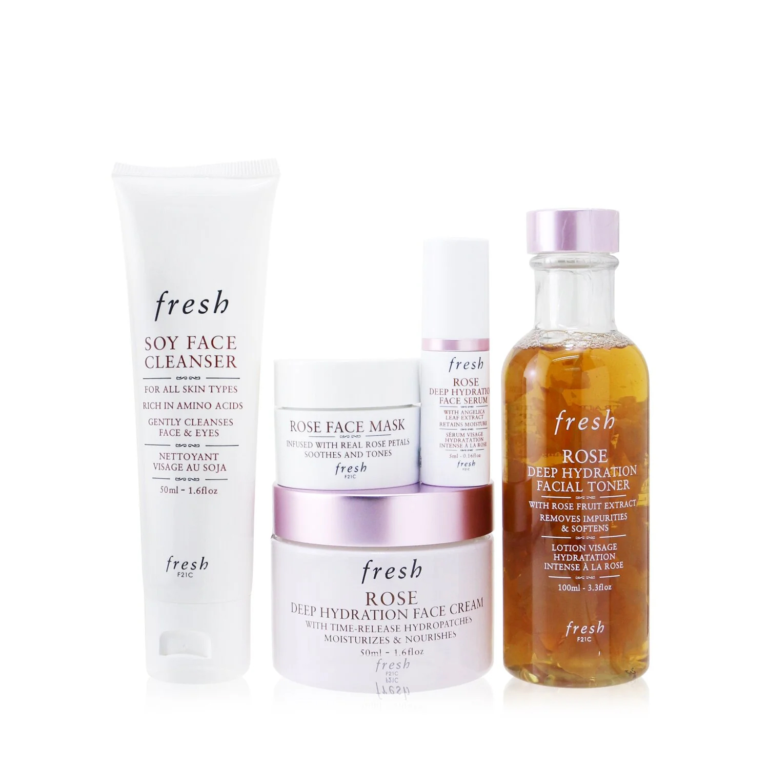 Fresh フレッシュ Rose Deep Hydration Ritual Set 809280145698