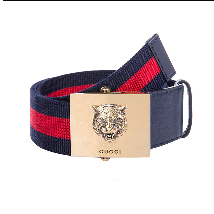 GUCCI BELT グッチ ベルト 437498 H1FIT 8497 BLUE/RED