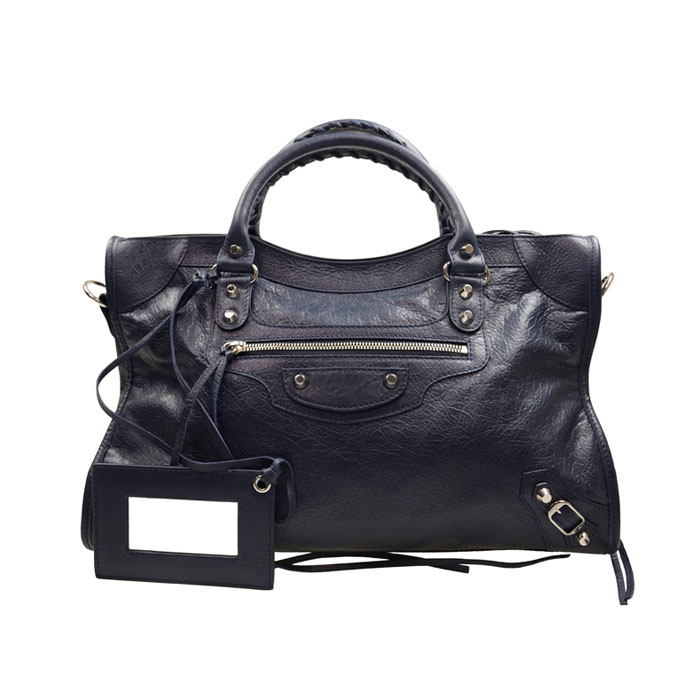 バレンシアガ BALENCIAGA BAG レディース バッグ Classic Silver City 115748 D94JN 4012 DARK BLUE