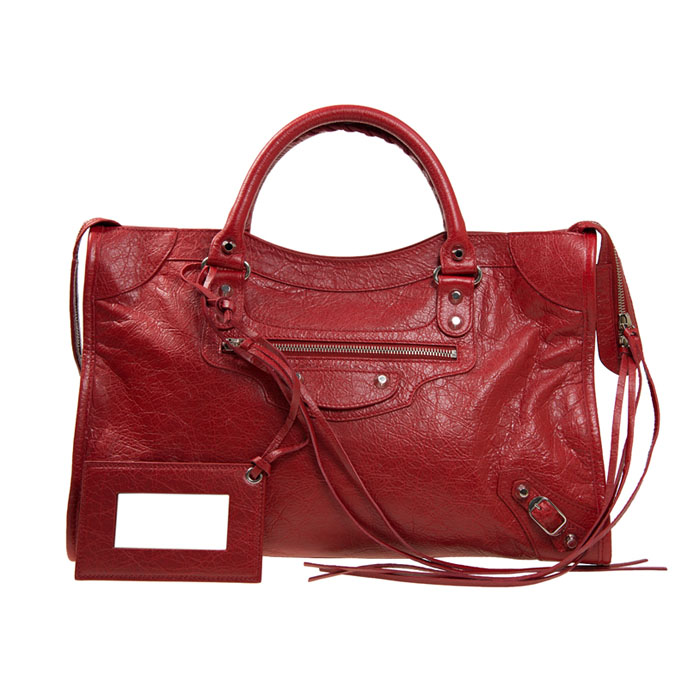 バレンシアガ BALENCIAGA レディース バッグ Classic Silver City 115748 D94JN 6267 RED