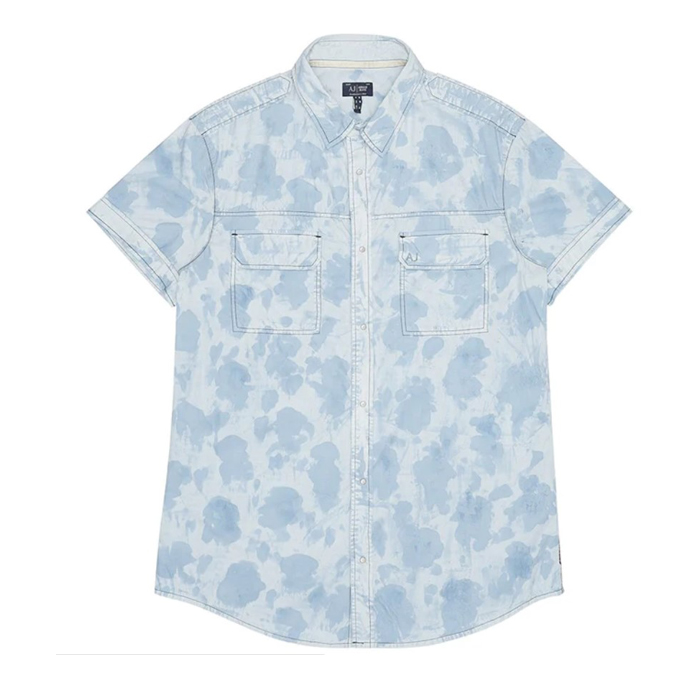 AJ MEN SHIRT アルマーニ ジーンズ メンズ シャツ V6C44BK 43