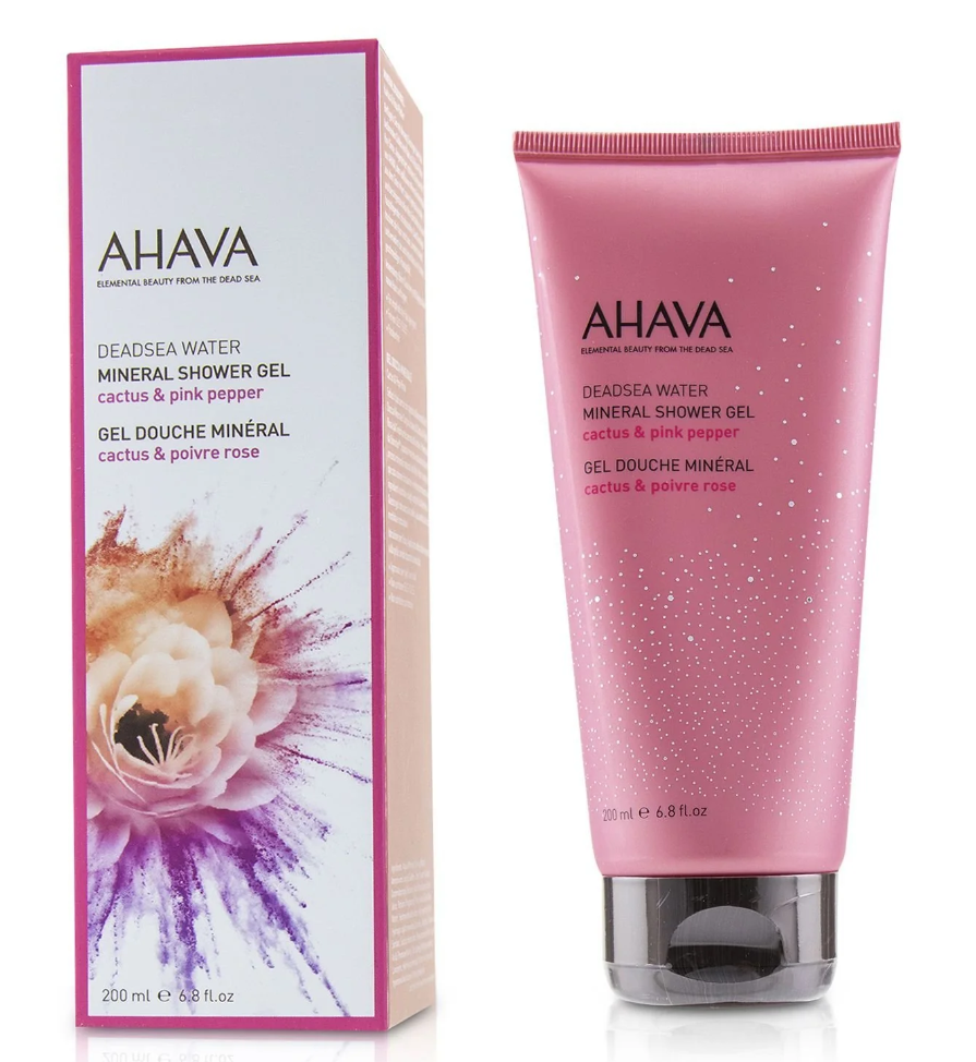 Ahava Deadsea Water Mineral Shower Gel デッドシー ウォーター ミネラル シャワー ゲル CACTUS&PINK PEPPER 200ML