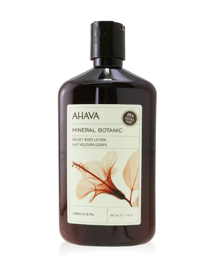 Ahava Mineral Botanic Velvet Body Lotionミネラルボタニック ベルベットボディローションHIBISCUS &FIG 500ML