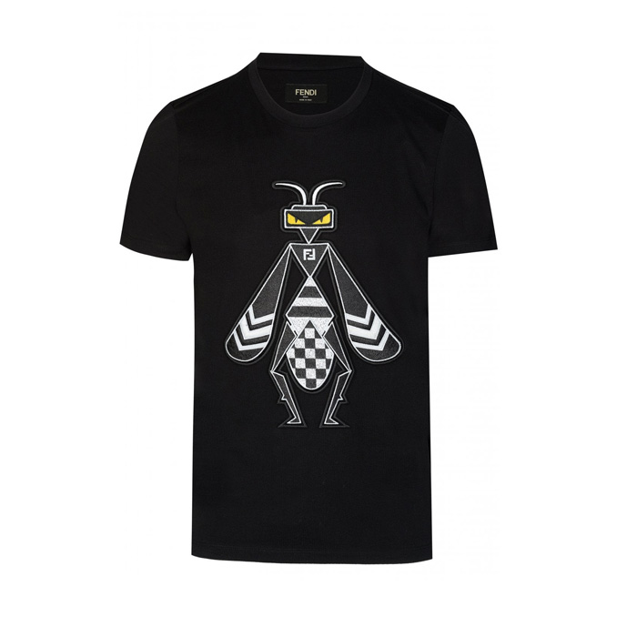 フェンディFENDI MEN T-SHIRT メンズTシャツ S FY0895 A3LI F0QA1