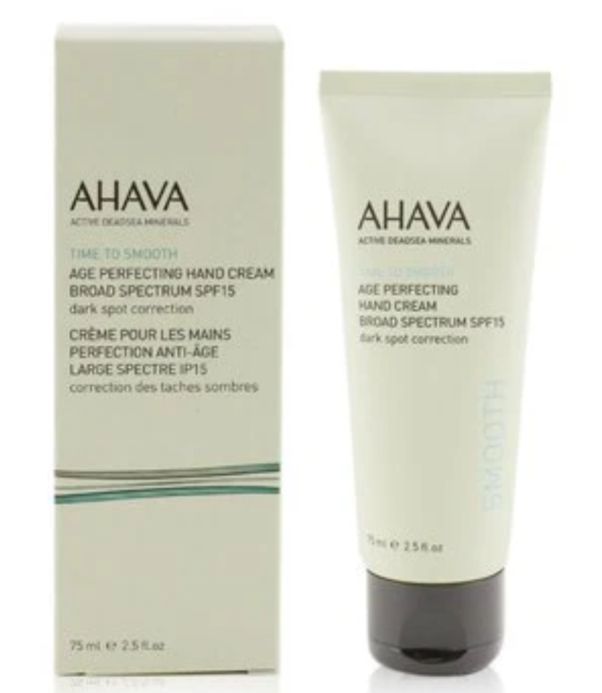 Ahava Time to Smooth Age Perfecting Hand Cream タイム トゥ スムース エイジパーフェクティング ハンドクリーム SPF15 75ML