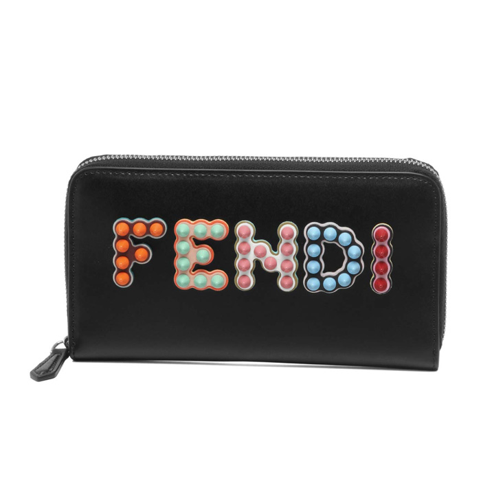 フェンディFENDI レディースウオレットWALLET 8M0299 A13J F0X93 BLACK