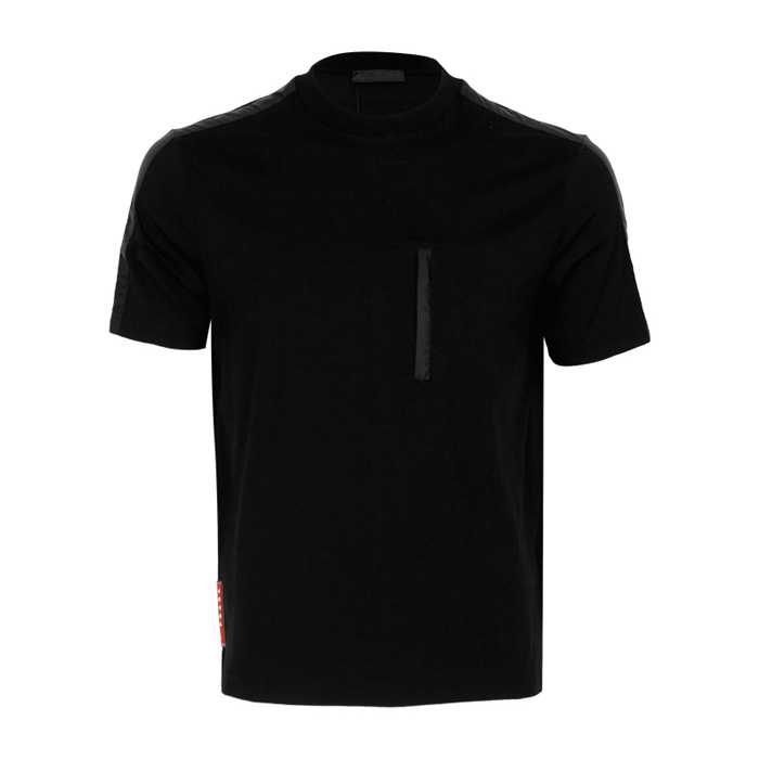 プラダ PRADA メンズ TシャツS SJN203 1KG6 NO/NEO BLACK