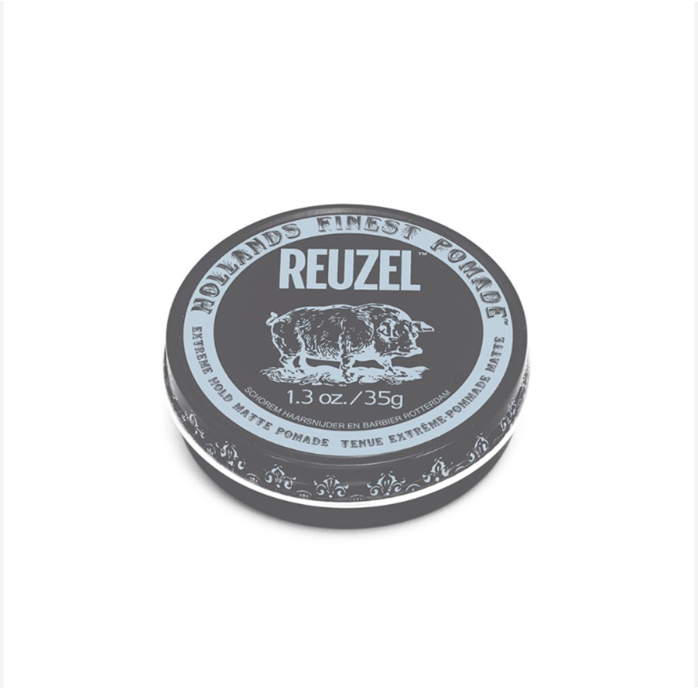 Reuzel ルーゾー Extreme Hold Matte Pomade (Extreme Hold, No Shine, Water Soluble) 4589644590383