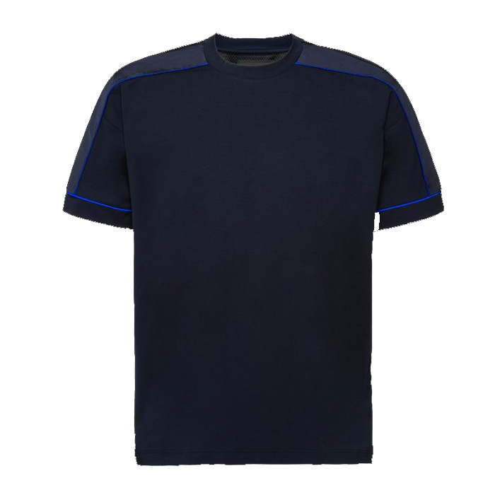 プラダ PRADA メンズ TシャツS SJN233 1TEH NABL DARK BLUE