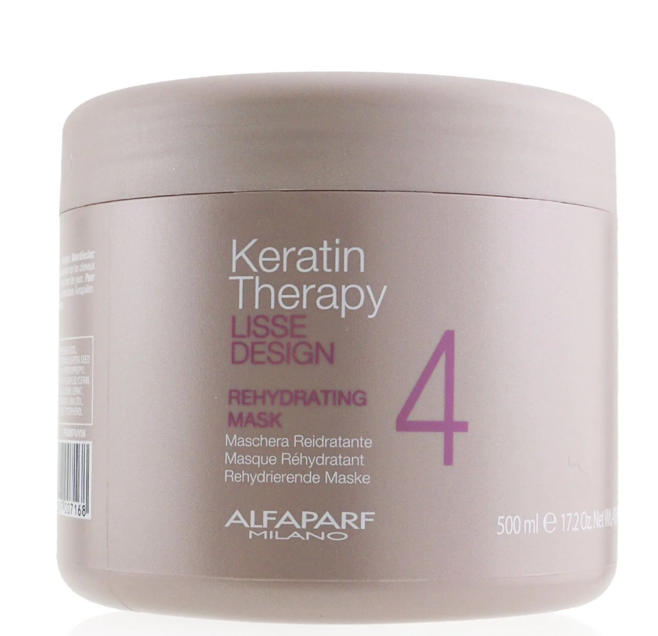 AlfaParf Lisse Design Keratin Therapy Rehydration Mask,リッス デザイン ケラチン セラピー マスク 500 ml