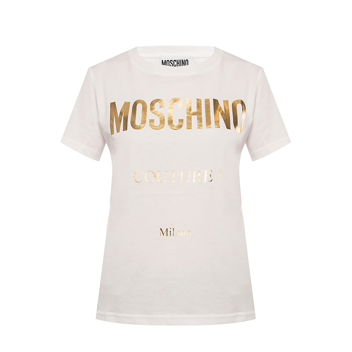 モスキーノMOSCHINO LADIES T-SHIRT レディース T シャツ A0719 5540 1002