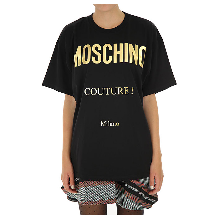 モスキーノMOSCHINO LADIES T-SHIRT レディース T シャツ A0719 5540 1555