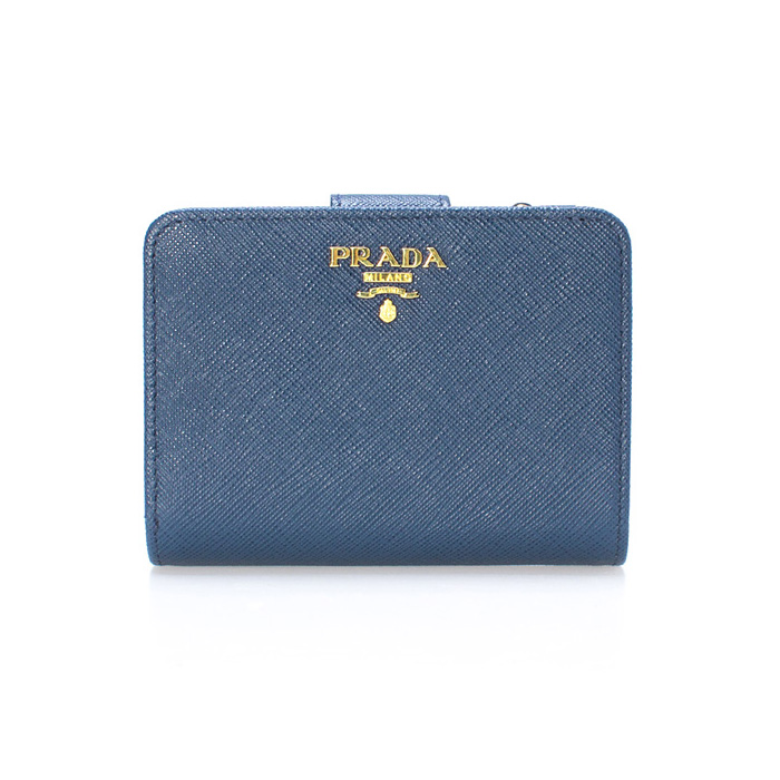 プラダ PRADA レディース ウォレット SAFFIANO METAL 1ML018 QWA F0016 BLUETTE