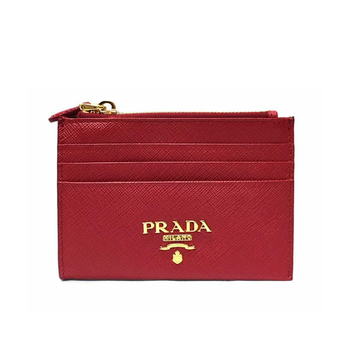 プラダ PRADAレディース ウォレット 1MC026 QWA F068Z/SAFFIANO METAL FUOCO RED