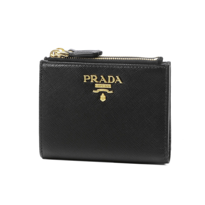 プラダ PRADA レディース ウォレット 1ML024 QWA F0002/SAFFIANO METAL NERO BLACK