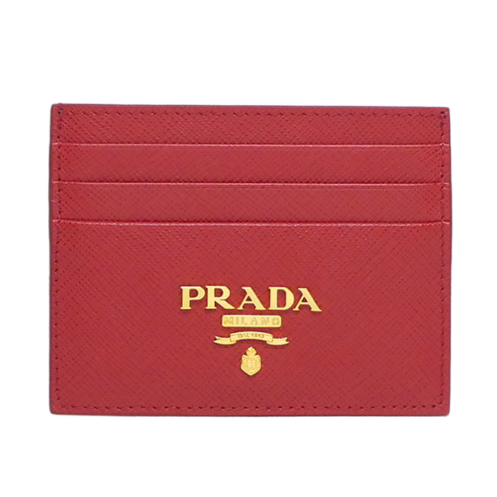 プラダ PRADA レディース ウォレット 1MC025 QWA F068Z/SAFFIANO METAL FUOCO RED