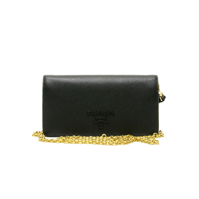 プラダ PRADA レディース ウォレット 1DH029 2EBW F0002/SAFFIANO SHINE NERO BLACK