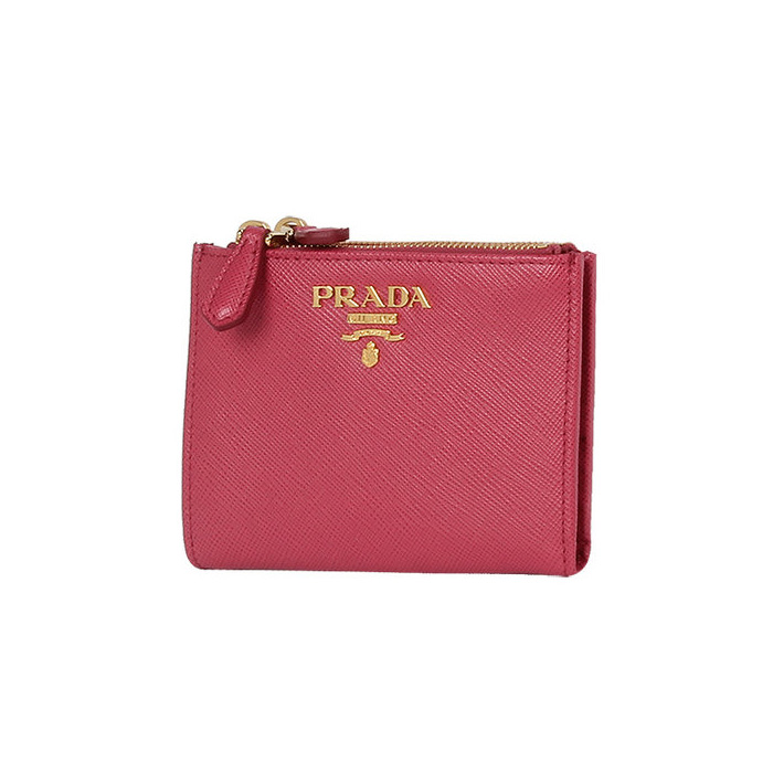 プラダ PRADA レディース ウォレット 1ML024 QWA F0505/SAFFIANO METAL PEONIA