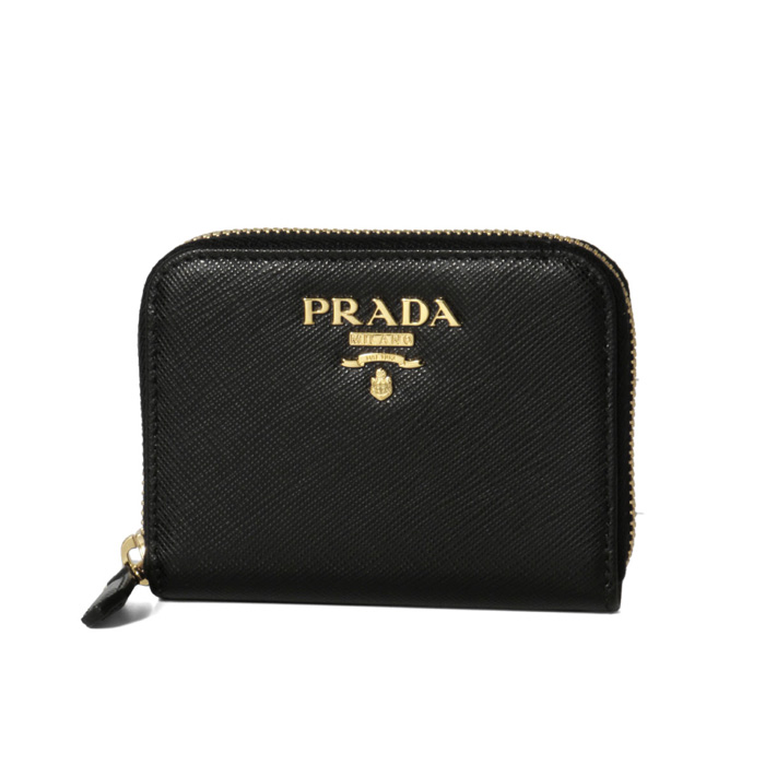 プラダ PRADA レディース ウォレット 1MM268 QWA F0002/SAFFIANO METAL NERO BLACK