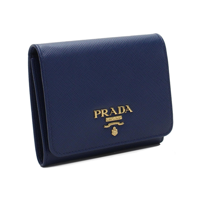 プラダ PRADA レディース ウォレット 1MH176 QWA F0016/SAFFIANO METAL BLUETTE