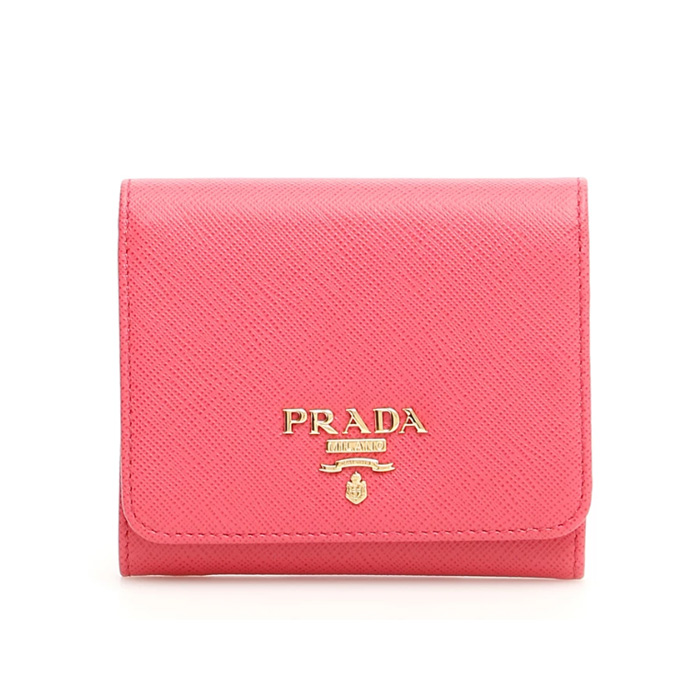 プラダ PRADA レディース ウォレット 1MH176 QWA F0505/SAFFIANO METAL PEONIA