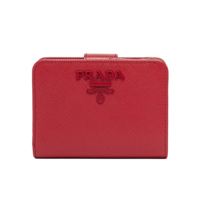 プラダ PRADA レディース ウォレット 1ML018 2EBW F068Z/SAFFIANO SHINE FUOCO RED