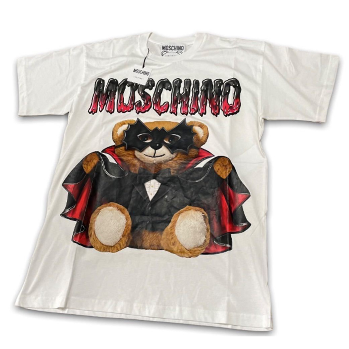 モスキーノMOSCHINO LADIES T-SHIRT レディース T シャツ V0711 0540 1001