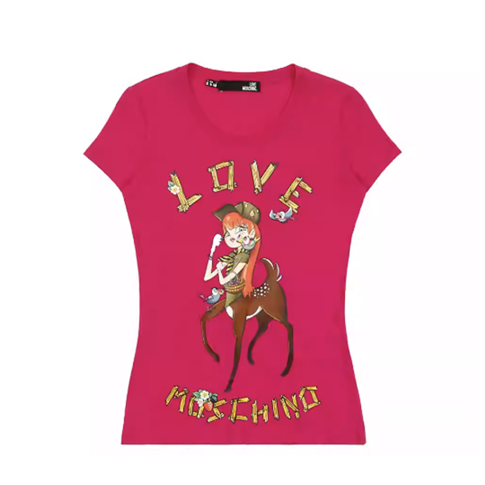 モスキーノMOSCHINO LADIES T-SHIRT レディース T シャツ W4B193R E1698 O13