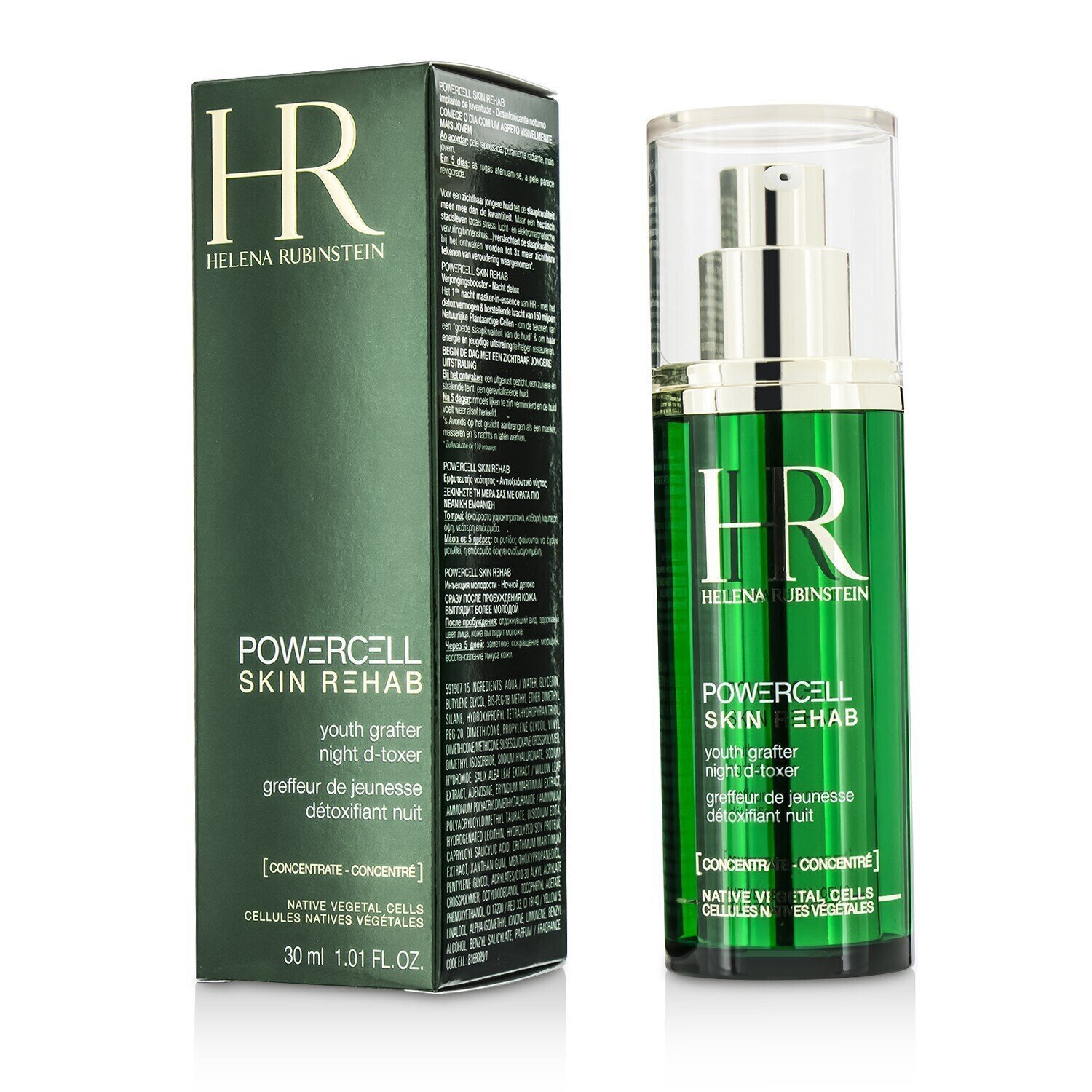 Helena Rubinstein ヘレナ ルビンスタイン Powercell Skin Rehab Youth Grafter Night D-Toxer Concentrate P.C. ナイト リハーブ 3614270345630