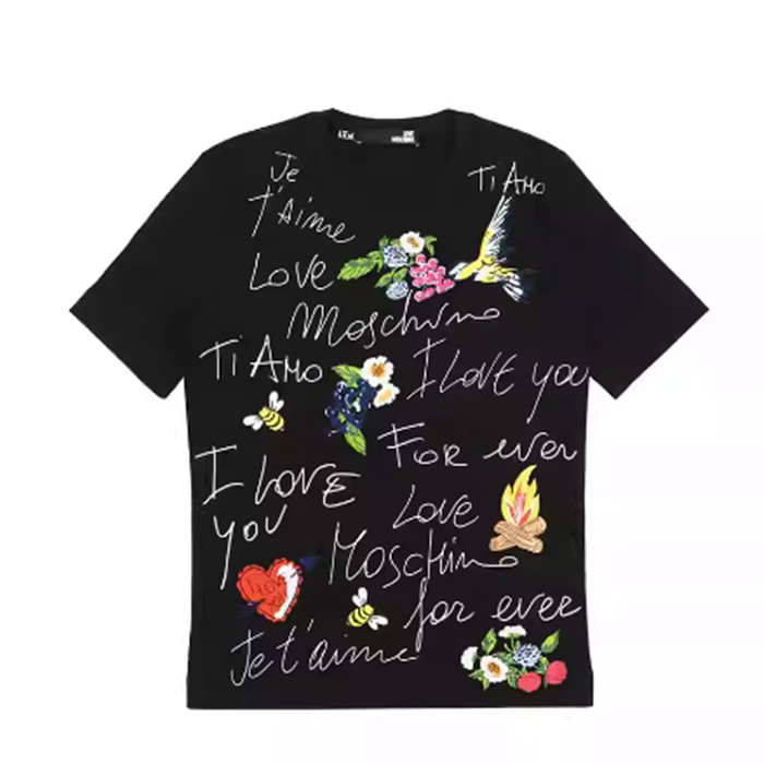 モスキーノMOSCHINO LADIES T-SHIRT レディース T シャツ W4F1533 M3517 C74