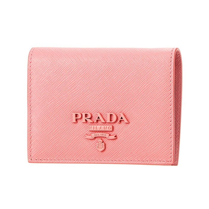 プラダ PRADA レディース  ウォレット 1MV204 2EBW F0442 SAFFIANO SHINE PETALO PINK