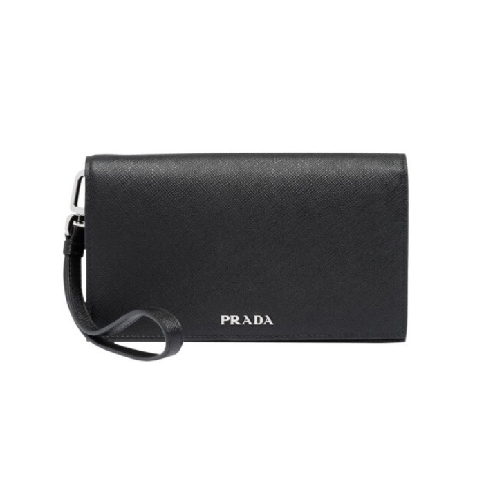 PRADA WALLET 2ZH074 053 F0002 NERO BLACK