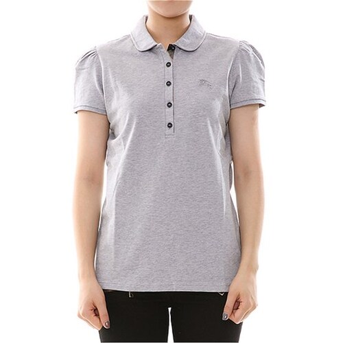 バーバリーBURBERRY LADIES POLO  レディース ポロシャツ 3838532 05150 LIGHT-GREY-M