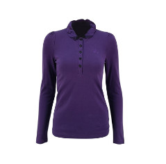 バーバリーBURBERRY LADIES POLO  レディース ポロシャツ 3943454 50700 ROYAL-PURPLE