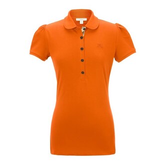 バーバリーBURBERRY LADIES POLO  レディース ポロシャツ 3958236 82800 BR-CLEMENTINE