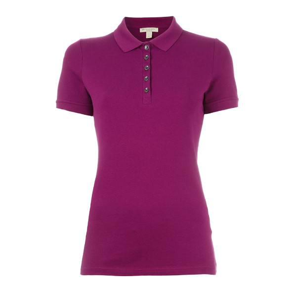 バーバリーBURBERRY LADIES POLO  レディース ポロシャツ 4005453 51050 MAGENTA-PI