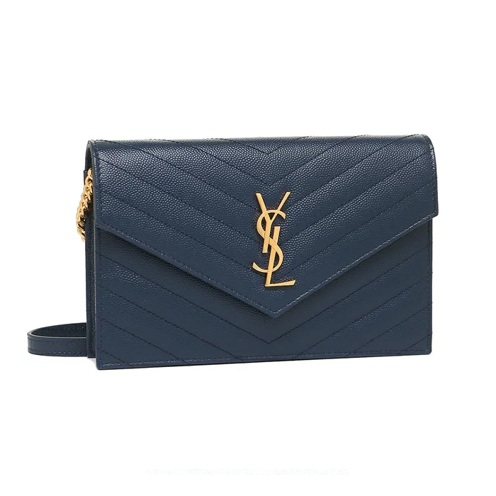 YSL BAG バッグ 393953 BOW01 4117 DENIM BLUE