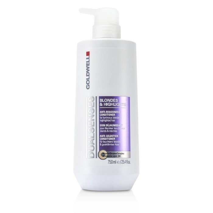 Goldwell ゴールドウェル デュアルセンスブロンド＆ハイライトアンチブラシネスコンディショナー 750ML 4021609055617