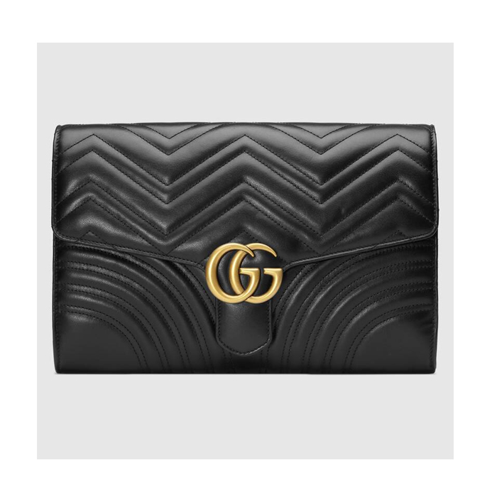 グッチ GUCCI  BAG レディースバッグ MARMONT CLUTCH 498079 DTDIT 1000 BLACK