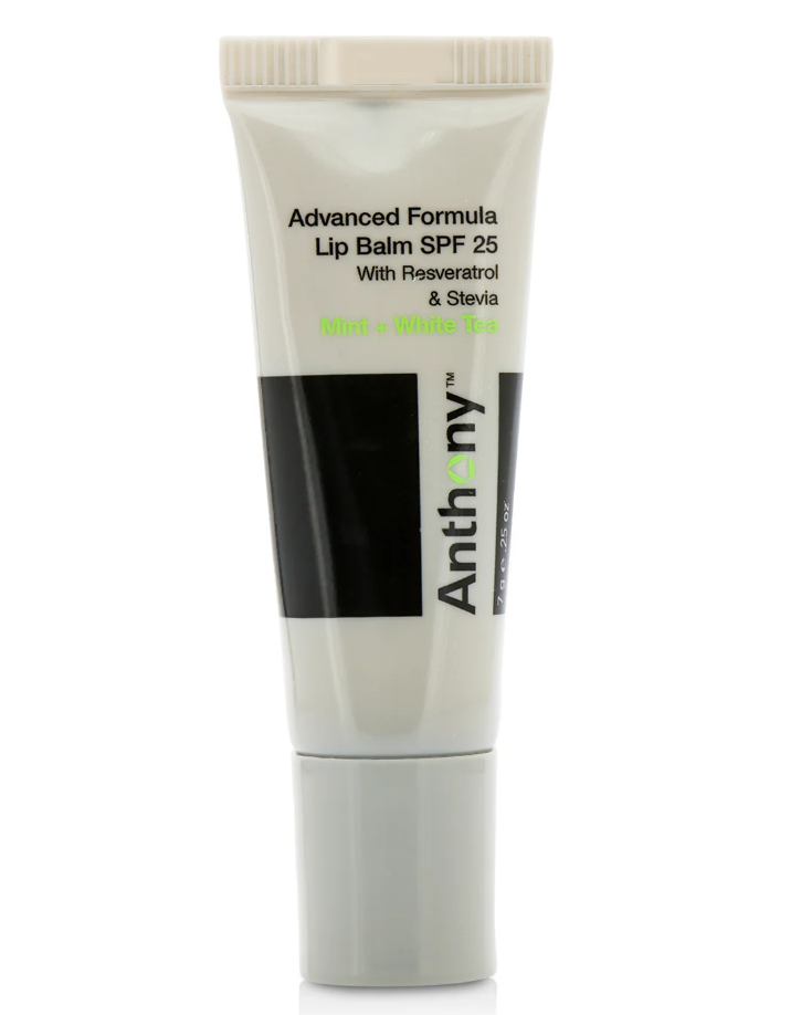 Anthony Advanced Formula Lip Balm アドバンスド フォーミュラ リップ バームSPF 25 - Mint and White Tea 7g