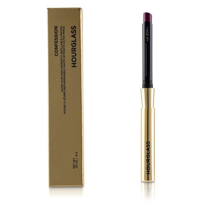 HourGlass アワーグラス コンフェッション ウルトラ スリム ハイ インテンシティ リフィラブル リップスティック # I HIDE MY (DEEP PLUM)